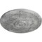 Ekena Millwork Bailey Ceiling Medallion (Fits Canopies up to 4"), 18 1/8"OD x 3/4"P, Ultra Pure White Crackle CM19BIUWC - alternate 2
